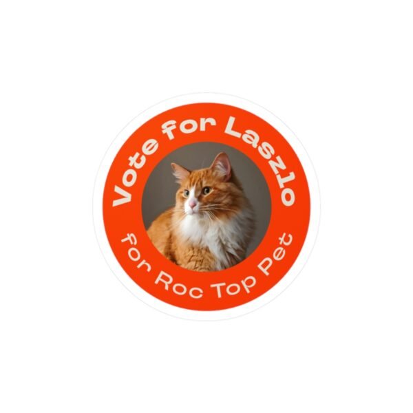 Vote for Laszlo Vinyl Decal