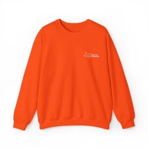 Vote for Laszlo Embroidered Sweatshirt (Orange) - Image 1