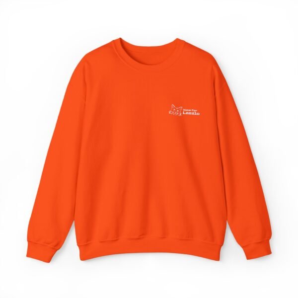 Vote for Laszlo Embroidered Sweatshirt (Orange)