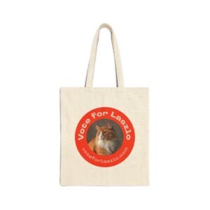 Vote for Laszlo Cotton Canvas Tote Bag - Image 2