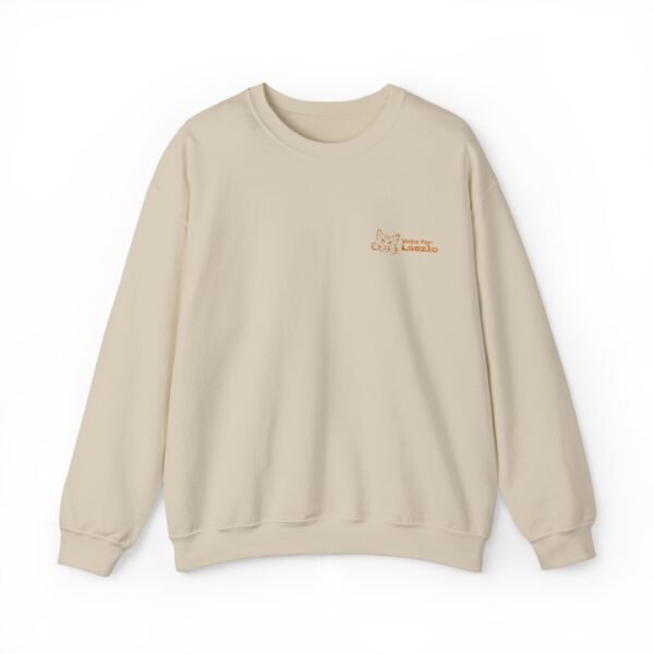 Vote for Laszlo Embroidered Sweatshirt (Light)